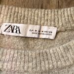 ZARA  Babble Puff Sleeve Sweater Medium Photo 4