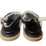 ALOHAS  Marshmallow - Black Leather and Shearling Sandals SIZE 10 (41) Photo 7