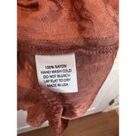 Saltwater Luxe  Romper Large Sleeveless V-Neck Tie Short Copper Orange Brown Photo 5