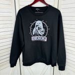 Vinyl Icons GenX‎ Blondie Graphic Print Fringe Back Sweatshirt Black Large Black Photo 7