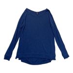 Gap Raglan Tunic Top Navy Blue lightweight burnout sweatshirt Women’s Medium Photo 7