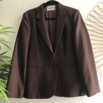 Levi Strauss & CO. Vintage 1990s LEVI STRAUSS Chocolate brown Blazer skirt set. Photo 2