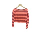 Vintage Havana M Pink Red Striped Cropped Pocket Long Sleeved Shirt Casual Size M Photo 2