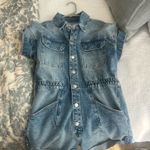 Free People NWT -  X We the Free Denim Romper  Photo 1