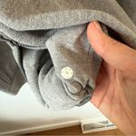 Lululemon Grey Fleece Be True Quilted Dual Zippered Sweatshirt Sz 4 Photo 5