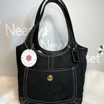Target y2k COACH Black Signature 2007 Legacy Ergo Hobo Shoulder Bag Photo 0