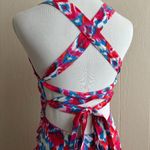 ZARA  Boho Print Strappy Back Flirty Mini Dress Photo 9