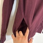 Lululemon  Maroon Funnel Neck Sweater Sweatshirt Size 2 Photo 4