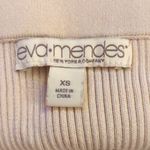NY&C Eva Mendes Off Shoulder Button Down Ribbed Bodycon Dress XS‎ Tan Photo 6