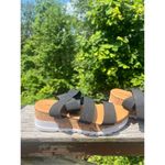 Cape Robbin   Ankle Strappy Sandals Sz 8 Black/White NWOT Photo 1