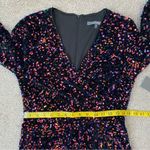 Julia Jordan  Long Sleeve Velvet Sequin Dress Black Multi 2 Photo 7