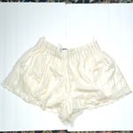 ZARA scalloped eyelet relaxed Shorts L new Photo 8
