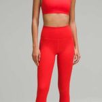 Lululemon  Wunder Train High Rise Tight Legging Hot Heat Size 14 NWT Photo 1