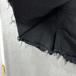 reCreation skort womens 12 black denim shorts raw hem flexi fit stretch pockets Photo 3