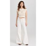 Guest In Residence Mesh Crop Vest in Cream Small New Womens Knit Tank Top Photo 11