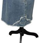 joe's jeans  Denim Chambray Embroidered Sleeveless‎ Dress Size Medium Photo 3
