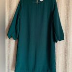 Gilli Formal Dress Hunter Green Women Size Small MIDI Long Sleeve Casual Photo 0