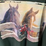 Gildan Christmas Horse Sweatshirt  Size L Photo 1