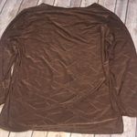 Susan Lawrence  brown blouse Photo 3