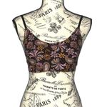 Victoria's Secret (M) Sexy Paisley Floral Unlined Scoop Neck No Wire Bralette Photo 1