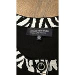 Jones New York Jones of New York Black Sweater Jacket with Zebra Print Trim Size 2X Photo 7