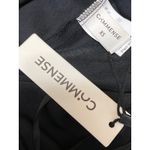 NEW Commense Women's Black Silky Satin Elastic Waist Maxi Mermaid Slip Skirt XS Photo 3