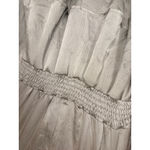 Altar'd State Alter’d State Sage Green Tiered Mini Dress Smocked Waist Long Sleeve Size M Photo 5