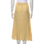 Reformation  skirt with slit in buttercup NWT Photo 5