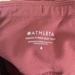 Athleta Trekkie Hybrid Crop Tight Cognac Brown Hiking Trail Pants 6 Photo 4