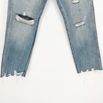 AMO Destroyed Loverboy Jeans Cropped Straight Distressed Retro Wash Women's 25 Blue Photo 5