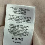 EXPRESS Pink Floral Cinched Waist Flutter Sleeve Keyhole Back Peplum Blouse Sz M Photo 5