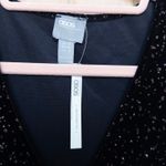 ASOS Maternity Womens Velvet Sparkle Midi Dress Size 8 Black Holiday Glam Party Photo 4