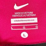 Nike Fuchsia Pink Laser Stripe Layered Tankini Activewear Top Large Photo 7