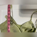 Michael Michael Kors paisley wrap front wide leg jumpsuit in sage green‎ Green Size XS Photo 11