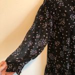 Urban Outfitters  Black long sleeve ruffle mini dress xs Photo 3