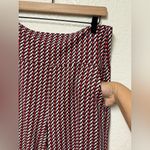 CAbi Red and White Patterned Pants Photo 4