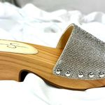 Jessica Simpson  Rexile Silver Shimmer Sand Sandals Silver 7 Photo 10