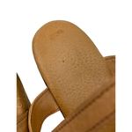 *Vintage 70's Platform Heels Womens Size 7 Disco Dance Cork Tan Strappy Sandals Photo 10