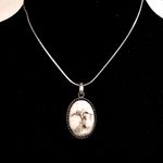 ARTISAN White Buffalo Turquoise Sterling Silver Southwestern Necklace Brand New Photo 0