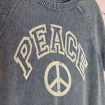 Pilcro  MONOGRAM PEACE KNIT TEE SMALL BRANDY NAOMI 'XPLICIT LYRICS' Photo 3