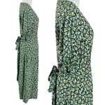 Anthropologie Faithfull The Brand Farah Midi Dress Green Ditsy Floral Size 10 Photo 8