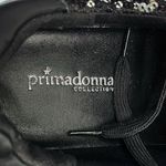 Sequins Sparkly Black & White Fashion Sneakers Primadonna Women’s 7.5 Leather Photo 5