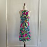 Lilly Pulitzer  Melle Trapeze Printed Racerback Tank Dress Magenta Hottie Size S Photo 5