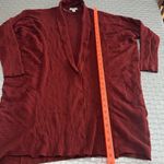 Zenana Outfitters  red open cardigan size large Photo 3