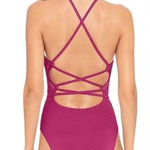 Robin Piccone New.  Fuschia Swimsuit. Size 4. Retails $159 Photo 0