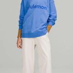Lululemon Perfectly Oversized Crew *Graphic Blue Nile 4 Photo 1