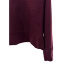 Nike  Dri-Fit Embossed Logo Sweatshirt XL Burgundy Crewneck Raglan Athleisure Photo 3