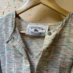 Jonathan Martin Vintage 80s metallic confetti pattern Belted 3/4Sleeve Dress Sz6 Photo 2