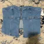 American Eagle Denim strapless top Photo 0