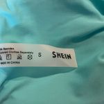 SheIn Blue Knot Front Bandeau Bikini Top Photo 2